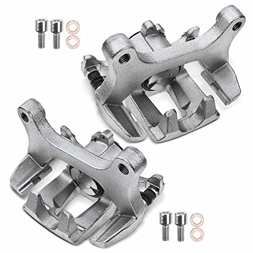 A-Premium Disc Brake Caliper Assembly with Bracket Compatible with Ford Models - For F-150 F150 2018-2020, Fits model with Electronic Parking Brake - Rear Driver and Passenger Side
