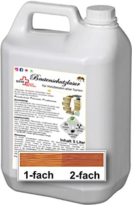 Biene+ Beutenschutz Lasur Mahagoni 5l im Kanister