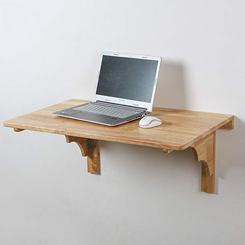 ZEDARO Klappbarer Wand-Klapptisch, Wandmontierter Computertisch für den Haushalt Holzwandmontierter Klapptisch Für Schlafzimmer Esstisch Schreibtisch, 3 Größen