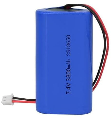 SZAJOR Batería de Iones de Litio 18650, batería Recargable de 7,4 V y 3800mAh para Banco de energía de Linterna con Enchufe XH