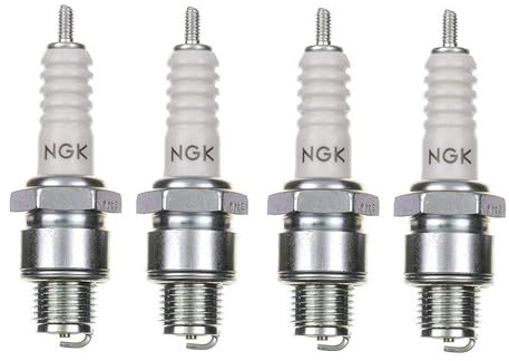 4x Zündkerze B8HS – Zündkerzen Set passend für Motorrad/Roller/Mofa/Moped – kompatibel mit Derbi, Hercules, Sachs, Kreidler u. v. m.