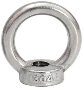 1/2/5 Stück Hebeösen Augenmuttern / Schraubenring Augenschraube Ring Haken Mutter Schrauben M3 M4 M5 M6 M8 M10 M12 304 Edelstahl (Hebeöse Muttern, M12 1 Stück)