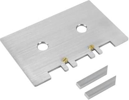Kontrollera den mekaniska inriktningen av styrhuvudet av aluminiumlegering och styrmätare för enkel installation