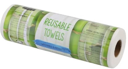 SFOIKVG Kitchen Roll Washable Dish Cloths Home Kitchen Paper Towel Reusable Bamboo Towels Washable Absorbent Clean Washing Towel for home care and cleaning