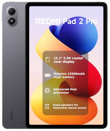 Xiaomi Redmi Pad 2 Pro 6+128 Grafite Grigio (Nessun alimentatore incluso)