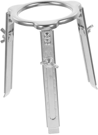 Cabilock Adjustable Liftable Laboratory Tripod Stand for Bunsen Burner with Stable Support for Beakers Height Flexible Chemistry Lab Equipment for Middle School and University Science
