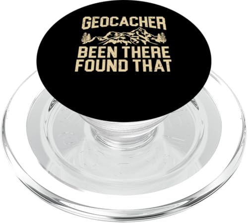 Geocacher è stato trovato che la mappa leggendo Geocaching PopSockets PopGrip per MagSafe
