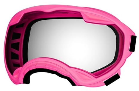 Pet Shades Hundebrille für Regionen mit starkem Schneefall mit verstellbarem Riemen, einfaches Tragen für Sportreisen, Silikon Nasenpolster, Hundebrille
