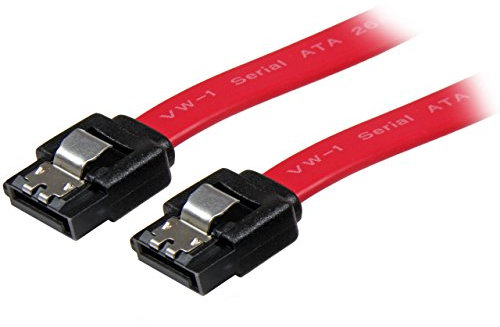 StarTech.com Latching SATA Cable - Serial ATA cable - Serial ATA 150/300-7 pin Serial ATA (F) - 7 pin Serial ATA (F) - 30 cm - red