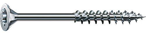 SPAX Holzbauschraube, 8,0 x 100 mm, 50 Stück, T-STAR plus, Senkkopf, Teilgewinde, 4CUT, WIROX P3J, 0191750801005