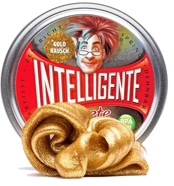INTELLIGENTE knete - Goldrauch - so schön wie echtes Gold - BPA- und Glutenfrei (80g)
