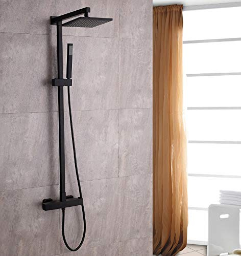Bernstein Design-Duschsäule 8921B Basic Schwarz ohne Duschkopf
