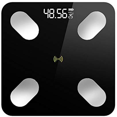 TuToy App Bluetooth Bilancia Intelligente Per La Salute Umana Carica Usb Impostazione Multiutente Registrazione Automatica - Rosa