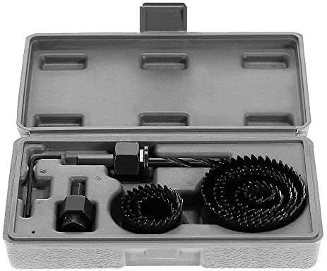 Trintion Hole Saw Sets 11Pcs Holesaw Set 19-64Mm Holesaw Kit Hole Cutter Set High Carbon Steel Hole Saws Hardened Circular Holesaw