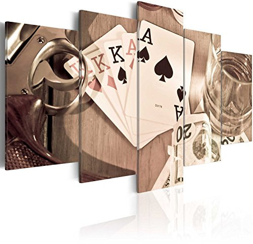 murando Cuadro Acústico Cubierta 200x100 cm espuma acústica absorbe el sonido aislamiento lienzo de 5 piezas Impresión Artística Decoración de Pared i-B-0001-b-n