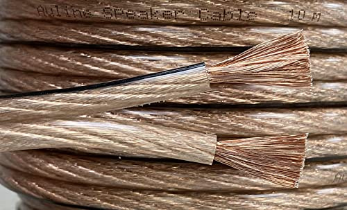 Auline 10m x 6mm2 10AWG Thick Low Resistance HiFi Loud Speaker Cable Wire Sound