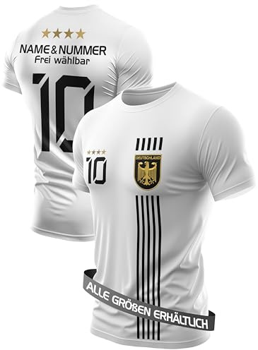 IIIII20Fo7IIIII Geschenke für Männer Geburtstag Geschenk Mann - Trainingsanzug Herren Fußball Trikot mit Sporthose kurz - Fussball Deutschland Fanartikel T Shirt Sport Set T5 M