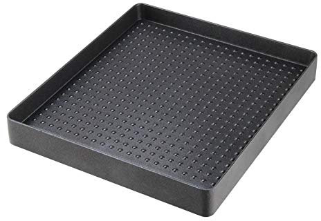 Sartén de hierro fundido compatible con inducción, pequeña paellera antiadherente para todas las estufas, 26,5 x 22,5 x 3,8 cm