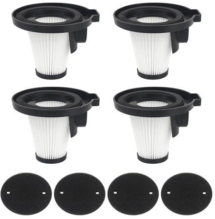CPAI Replacement Filter Compatible with IonVac ZipVac 8842 Handheld Vacuum Cleaner