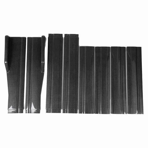 Faldón Lateral Universal para Coche, Fibra de Carbono de 200x11 Cm, para Mayor Estabilidad y Estabilidad