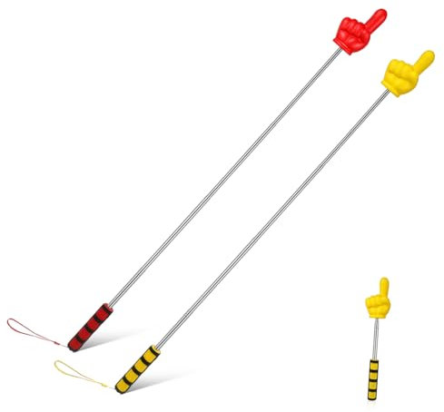 GRIRIW 2piezas Punteros Telescópicos Retráctiles para Aula con Mango Ergonómico y Diseño Robusto para Enseñanza y Presentaciones