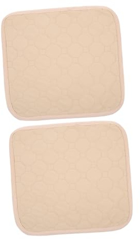 Abaodam 2 Stück Waschbare Pet Cage Pads Wiederverwendbare Trainingsmatte für Kleintiere Wie Meerschweinchen Hamster und Kaninchen Weiche Langlebige Käfigeinlage Beige Pflegeleicht und