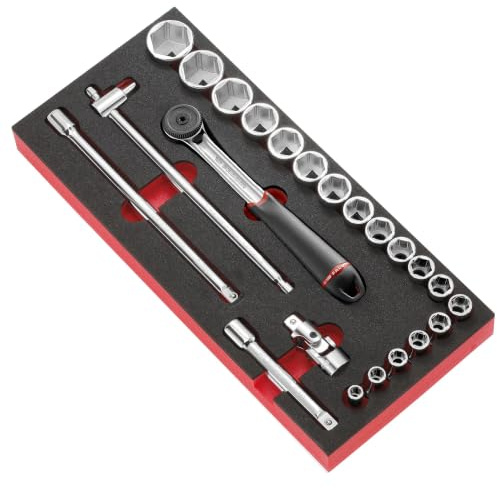 FACOM MODM.S161-212U Module Mousse douilles 12 Pans, Gris, 1/2