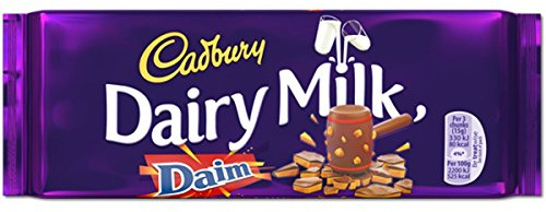 Cadbury Lait Laitière Avec Daim (Boîte De 15)