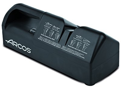 Arcos Sharpeners - Aiguiseur de Couteau électrique - Fait de Plastic Couleur Noir