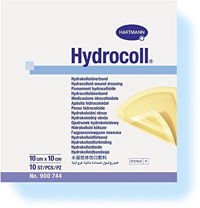 Hartmann Hydrololloid-Verband Hydrocoll, steril, 15 x 15 cm, 5 Stück