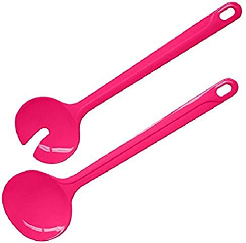 Fackelmann 27076 Tropical Couverts à Salade SAN Corail 29,5 cm