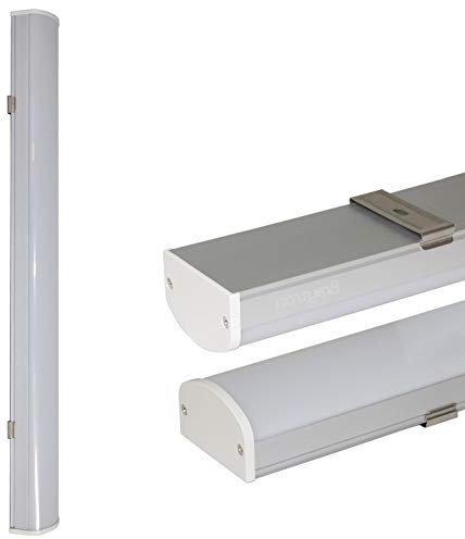 BRAYTRON 120 cm LED Unterbauleuchte Unterbaulampe Küchenleuchte LED Lichtleiste 120cm | 40W | 3200 Lumen warmweiß