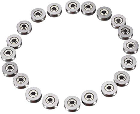 20 stücke V623ZZ V Nut Umlenkrolle Kugellager Riemenscheibe aus Karbonstahl Riemenscheibe 3x12x4mm