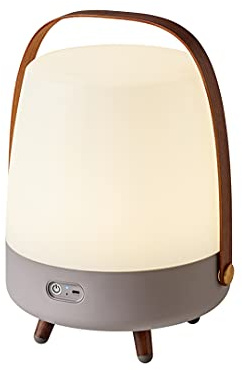 Kooduu Lite-Up Play - Design LED-Licht und Bluetooth-Lautsprecher Innovatives Stimmungslicht mit Zusatznutzen - Beleuchtung, Bluetooth-Speaker & Dekoration durch Dänisches Design - 29x40cm - Earth