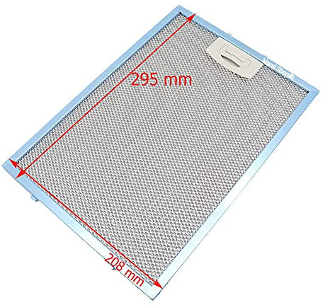 Marel Shop® - Filtro in Alluminio Metallico Antigrasso 208 x 295 mm per Cappa compatibile con Tecnowind Candy per modelli: CCR616X - CCR616/1X - CVM65X - CVM95X - CVM95LX - CVMI95X