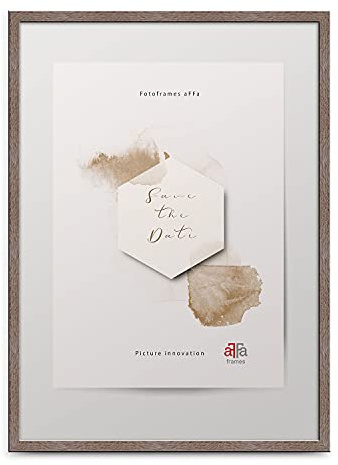 aFFa frames Hekla - Marco de fotos MDF (24 x 30 cm), color roble sonoma