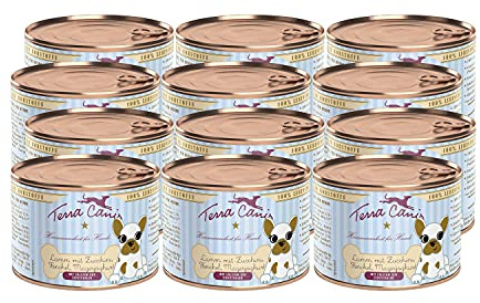 Terra Canis Agneau avec courgette, Nourriture Humide pour Chiots, 12x200g
