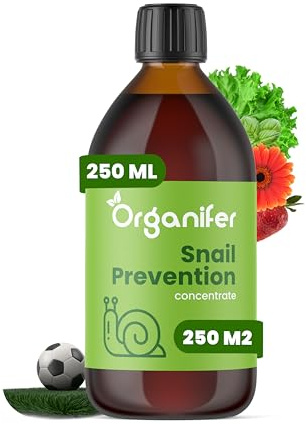 Concentrato - Lumache - 250 Ml Per 250 M2 - Non Tossico - Cura Del Giardino - Piante Sane - Concime Liquido - Concime Giardino - Organifer