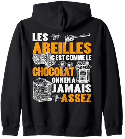 Apiculteur jamais assez d'abeilles citation matériel apicole Sweat à Capuche
