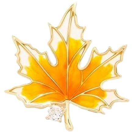 Ahornblatt-Anstecknadel - Elegante Herbstblatt-Brosche, Funkelnde Strass-Brosche für Kleidung, Hüte, Kleider | Dekorative tragbare Korsage-Schmuck, Rucksack-Anstecker für Frauen, Modeaccessoires