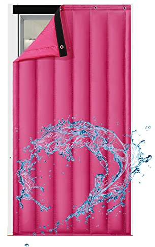 Insulated Thermal Door Curtain for Soundproofing and Weather Protection Heavy Duty Cold/Hot Barrier with Customizable Color Windproof and Noise Reduction Temporary Door Cover with Weighted B