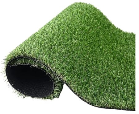 HUWOYG Césped Artificial Césped Artificial de 1,8 m x 6 m, 20 mm de Altura, for Interior y Exterior, sintético, Realista, de imitación de césped para Terraza, Jardín
