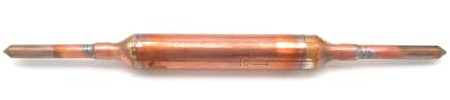 3S SuperSamaStore 4D.141 Filtre déshydrateur moléculaire en cuivre 10g à 2 voies pour circuit réfrigérateur, système de réfrigération 6,1 x 6,1 mm