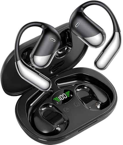 gidosha AI Translation Earbuds Real Time, 3-in-1 Translator Earbuds 144 Languages & Accents, Audifonos Traductores Inglés Español,Open Ear Wireless Headphones with Charging Case fit iOS & Android