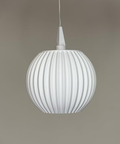 Lampenschirme für Weihnachtsstern A1 (13cm) – moderne 3D-gedruckte Kugelschirme, ganzjährig nutzbar, einfache Montage, Schirm Emma