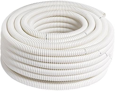 RYELDOM - Tubo per scarico condensa condizionatore, 16 mm, rotolo 30 metri, tubo flessibile in PVC, per climatizzatore e impianti di condizionamento, Made in Italy