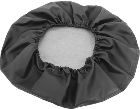WRITWAA Abdeckhaube für Pkw Reserveradabdeckung aus PVC Schwarz Schützt vor Sonne und Staub Passend für SUV und Anhänger Reserveräder mit 70-74cm Durchmesser