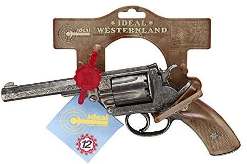 J.G. Schrödel 2608571 - Adams antik 12-Schuss auf Tester Pistole, 25 cm, Weiß