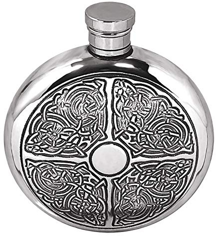 English Pewter Company CEL176 Flasque celte Ronde 177 ML