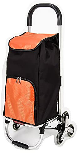 SHOPPING TROLLEY Pieghevole Silenzioso 6 Ruote Grande 37L+ Impermeabile Borsa Staccabile Carrello della Spesa per supermercato Viaggio Picnic Robusto 60 kg